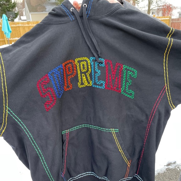Fall/winter 2020 supreme multi color hoodie
